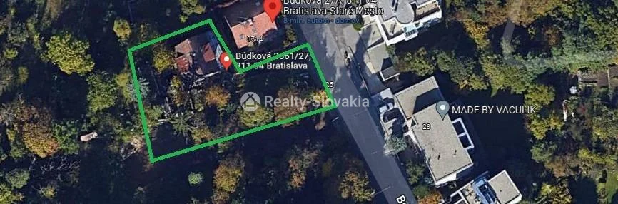 Участок земли с домом в лесу — Участок, продажа, Братислава (Старе Место)