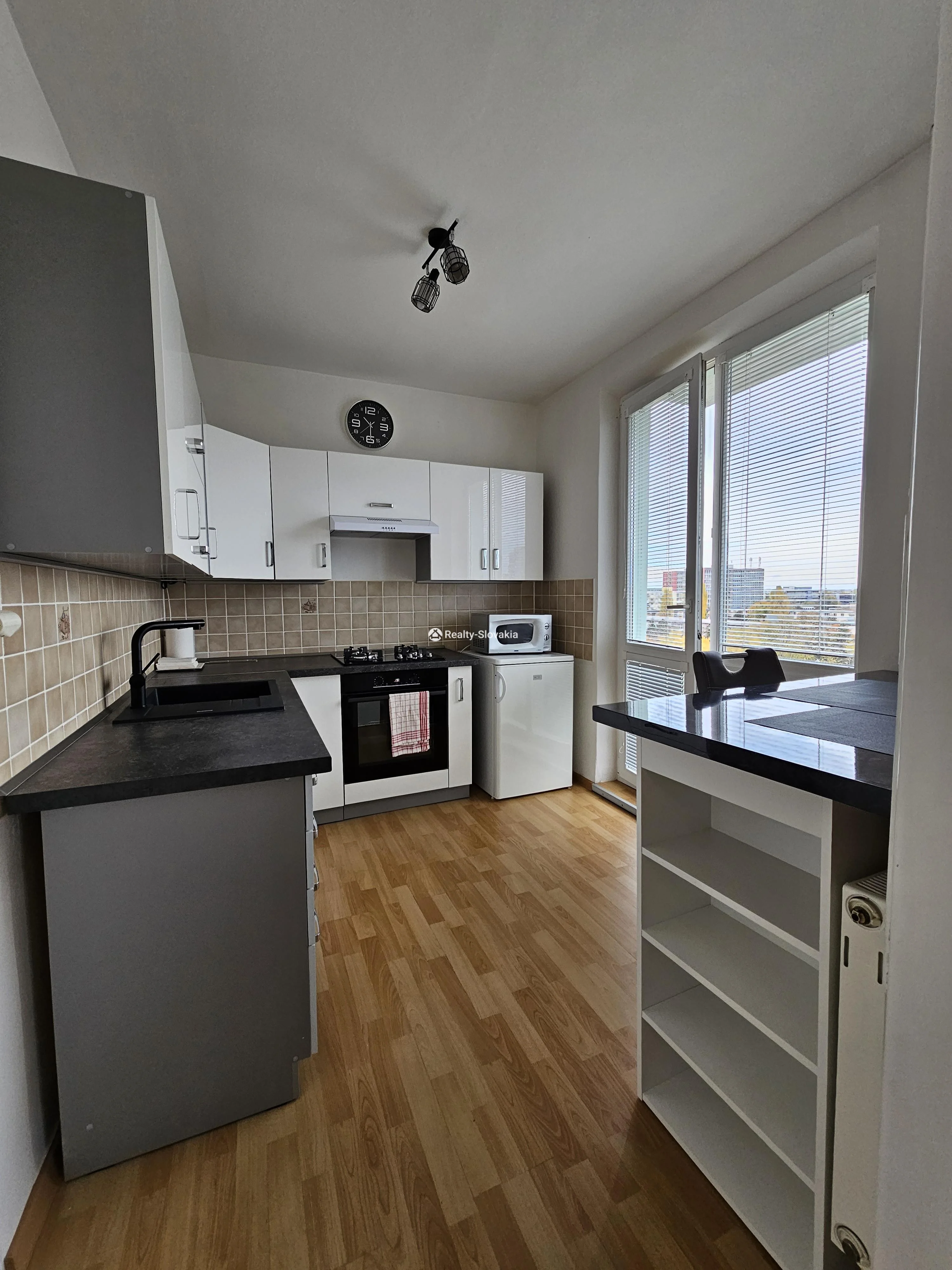 Кухня с раковиной и плитой — 2-к квартира, аренда, Братислава