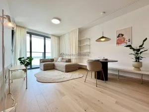 Просторные 2-к апартаменты Братислава аренда Eurovea Tower 11 этаж