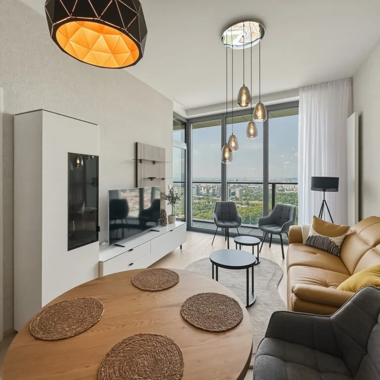 2-к квартира аренда Братислава Eurovea Tower 36 этаж