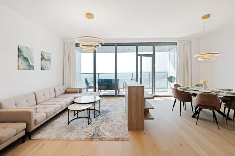 3-к квартира аренда Братислава Eurovea Tower 37 этаж